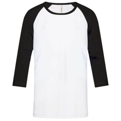 T-SHIRT FILÉ BASEBALL EUROSPUN JUNIOR 100 % coton Thumbnail