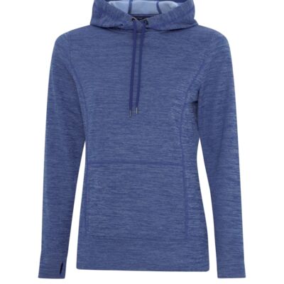 COTON OUATÉ CHINÉ À CAPUCHON EN MOLLETON DYNAMIC POUR FEMMES 100 % polyester Thumbnail