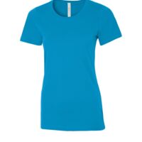 T-SHIRT FILÉ EUROSPUN POUR FEMMES 100 % coton Thumbnail