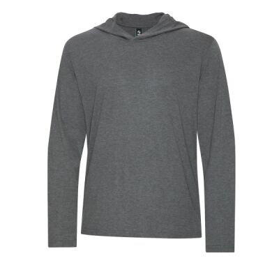 KOI® ELEMENT TRIBLEND LONG SLEEVE HOODED TEE Vignette